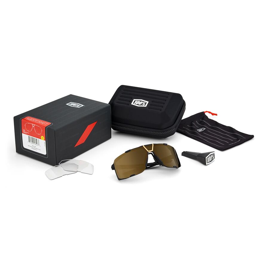100% Eastcraft Sunglasses Soft Tact Black