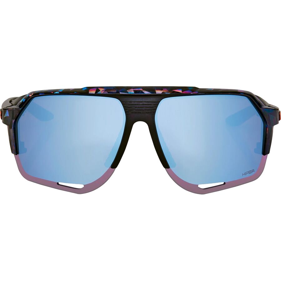 100% Norvik Sunglasses Black Holographic