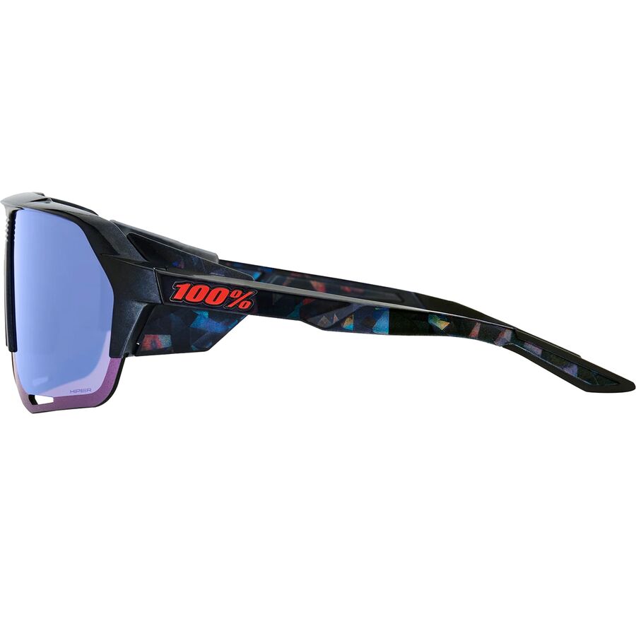 100% Norvik Sunglasses Black Holographic