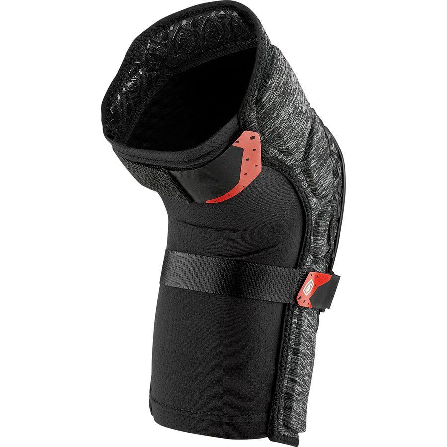100% Surpass Knee Pad Heather Grey/Black