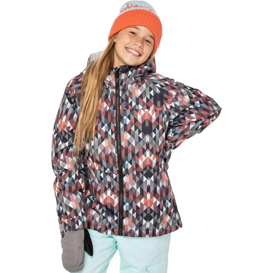 686 Athena Insulated Jacket 2023 - Girls' Blue Kaleidoscope