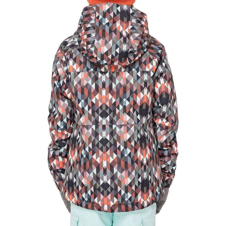 686 Athena Insulated Jacket 2023 - Girls' Blue Kaleidoscope