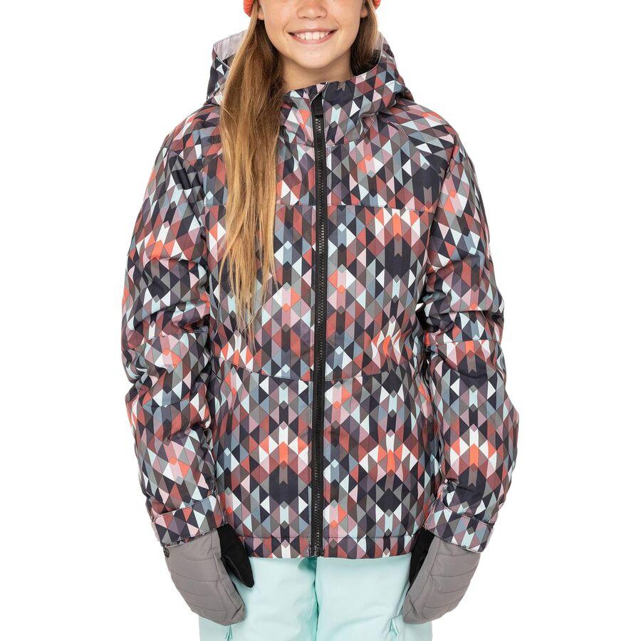686 Athena Insulated Jacket 2023 - Girls' Blue Kaleidoscope
