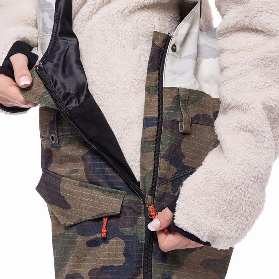 686 Harper Shell Bib Pants 2023 - Women's Dark Camo Clrblk