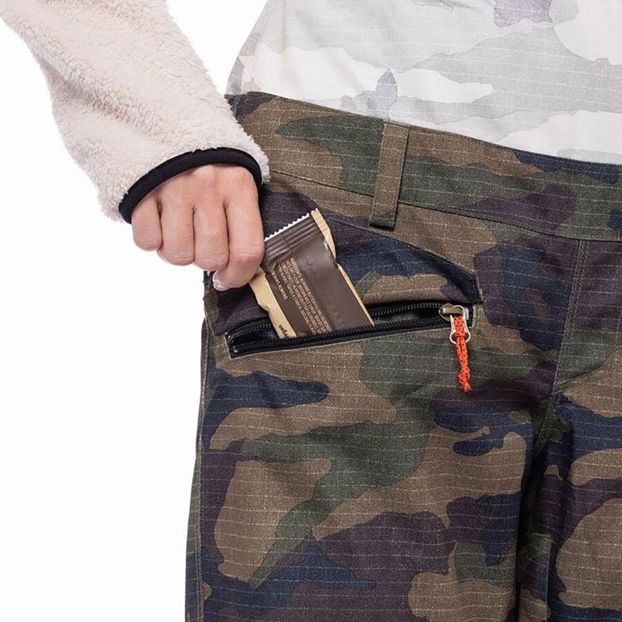 686 Harper Shell Bib Pants 2023 - Women's Dark Camo Clrblk