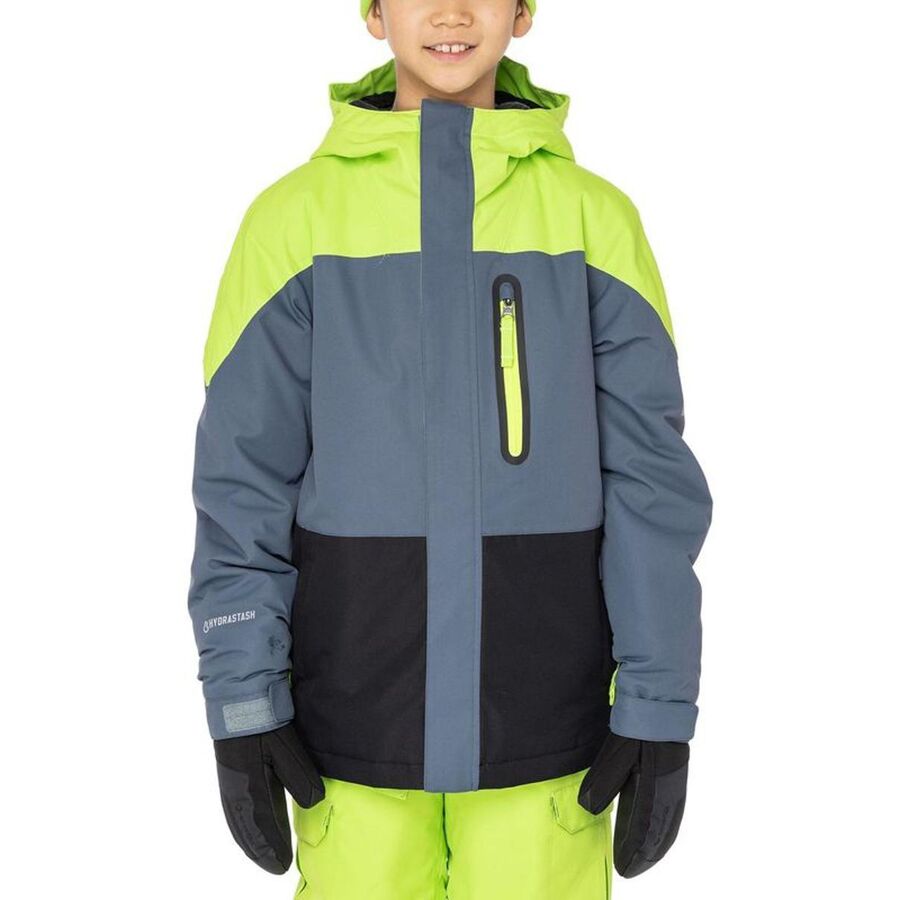 686 Hydrastash Insulated Jacket 2023 - Boys' Orion Blue Clrblk