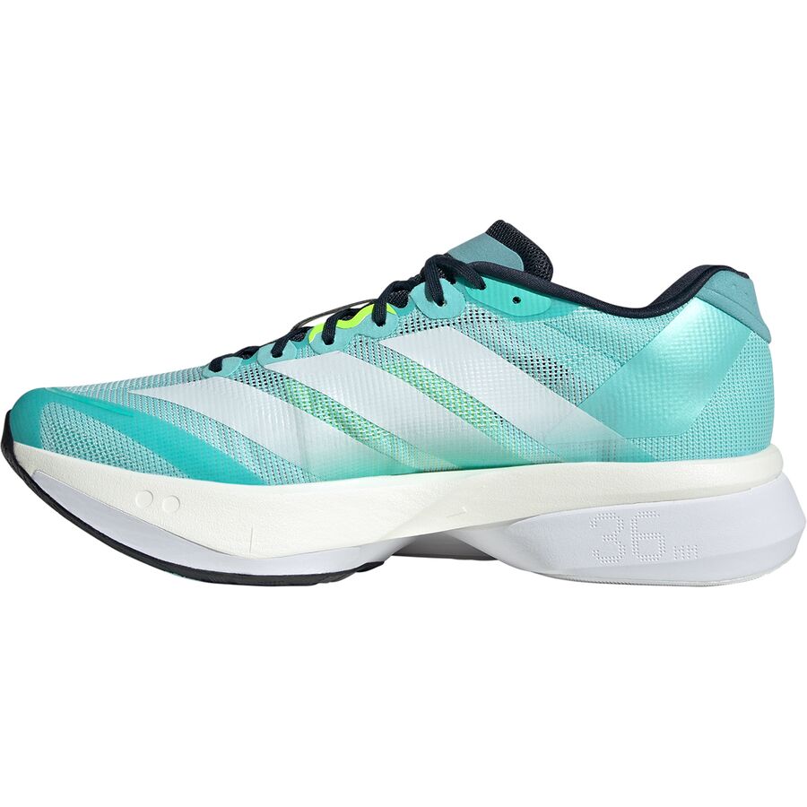 Adidas Adizero Boston 13 Running Shoe - Men's Flash Aqua/Ftwr White/Lucid Lemon
