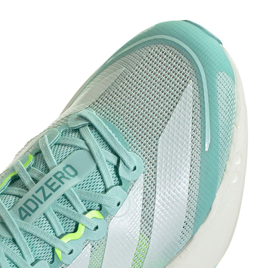 Adidas Adizero Boston 13 Running Shoe - Women's Semi Flash Aqua/Zero Metallic/Lucid Lemon