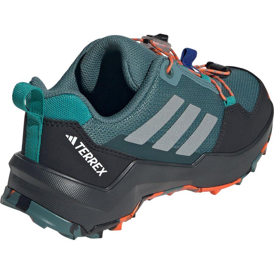 Adidas TERREX AX4S SL Shoe - Kids' Preloved Teal/Matte Silver/Semi Impact Orange