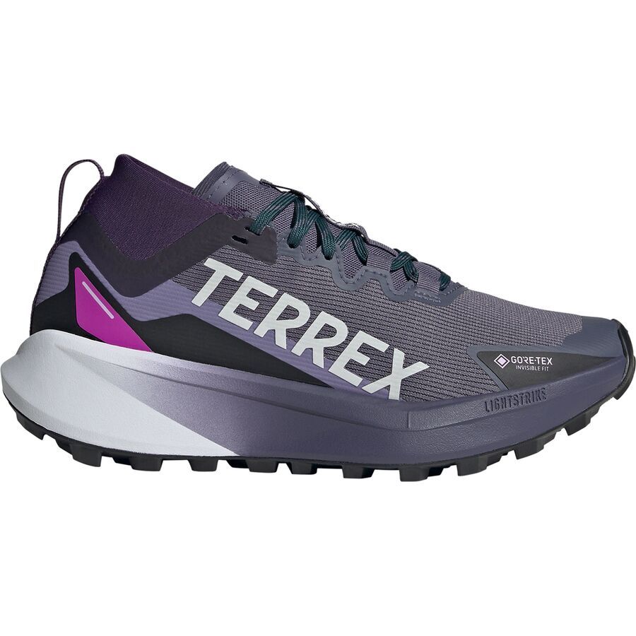 Adidas TERREX Terrex Agravic GTX Trail Running Shoe - Women's Preloved Violet/Ftwr White/Purple Burst