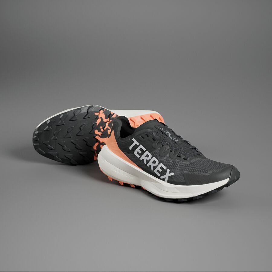 Adidas TERREX Terrex Agravic Speed Trail Running Shoe - Women's Core Black/Grey One/Amber Tint