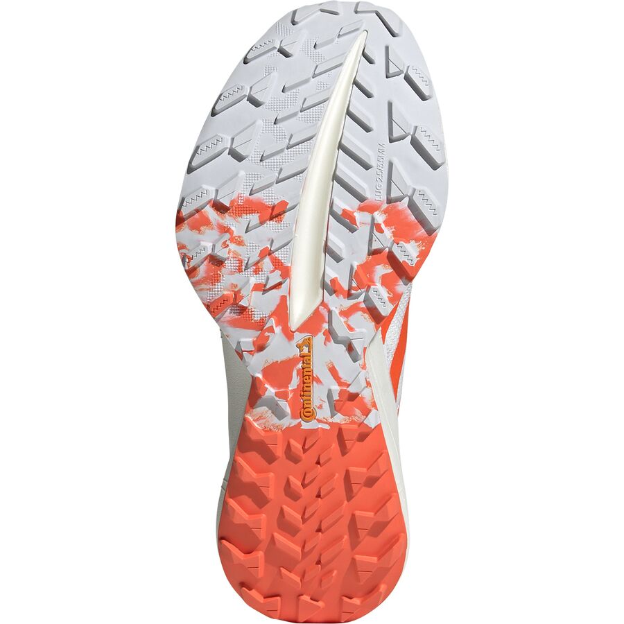 Adidas TERREX Terrex Agravic Speed Ultra Trail Running Shoe - Women's Ftwr White/Impact Orange/Dash Grey