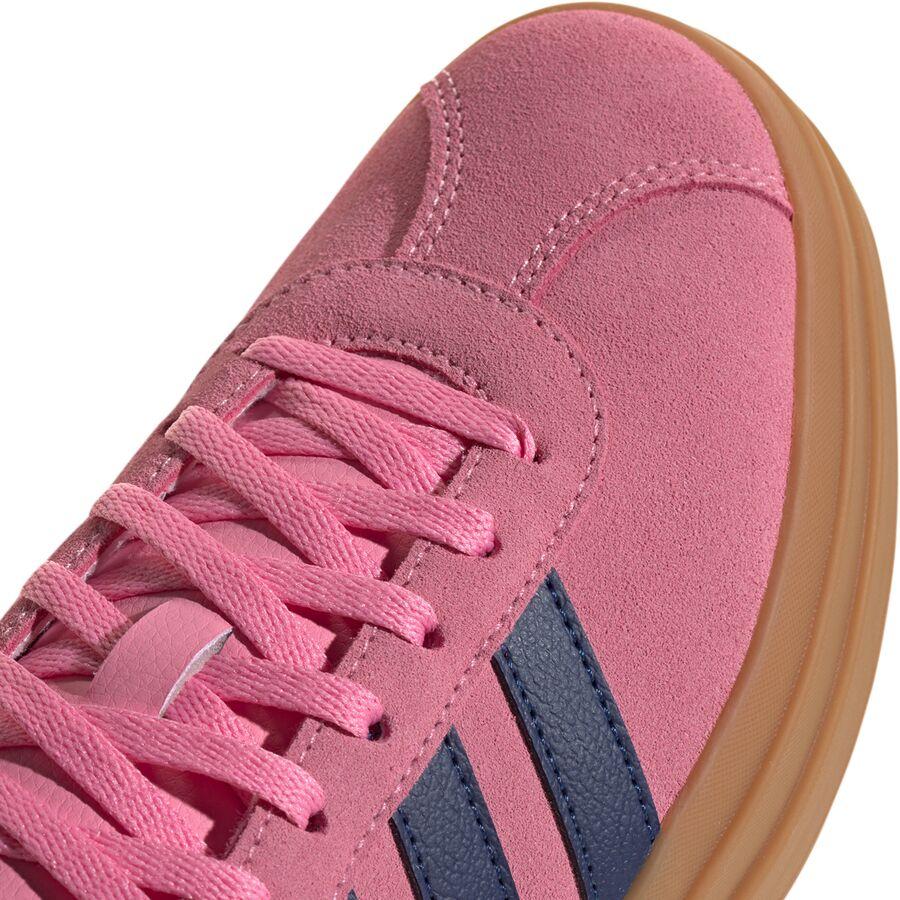 Adidas VL Court Bold Shoe - Women's Bliss Pink/Dark Blue/Gold Metallic
