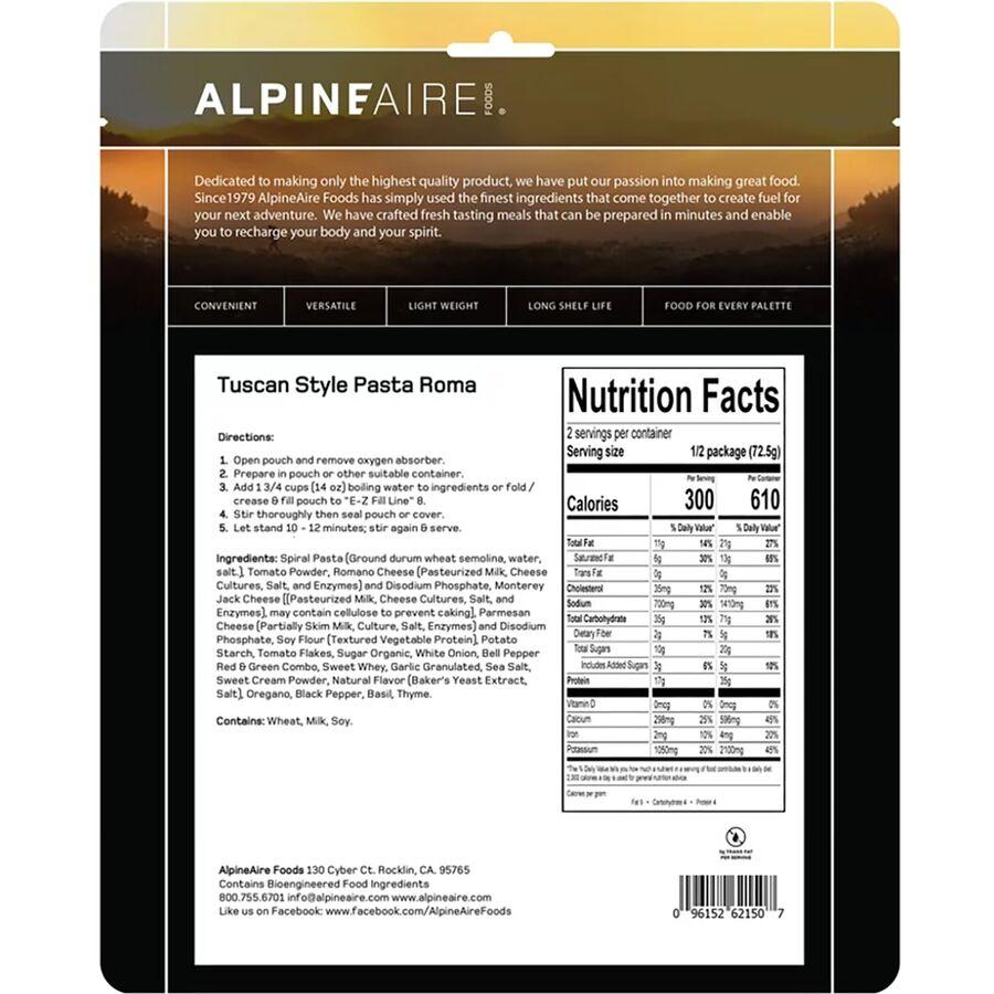 AlpineAire Tuscan Style Pasta Roma One Color