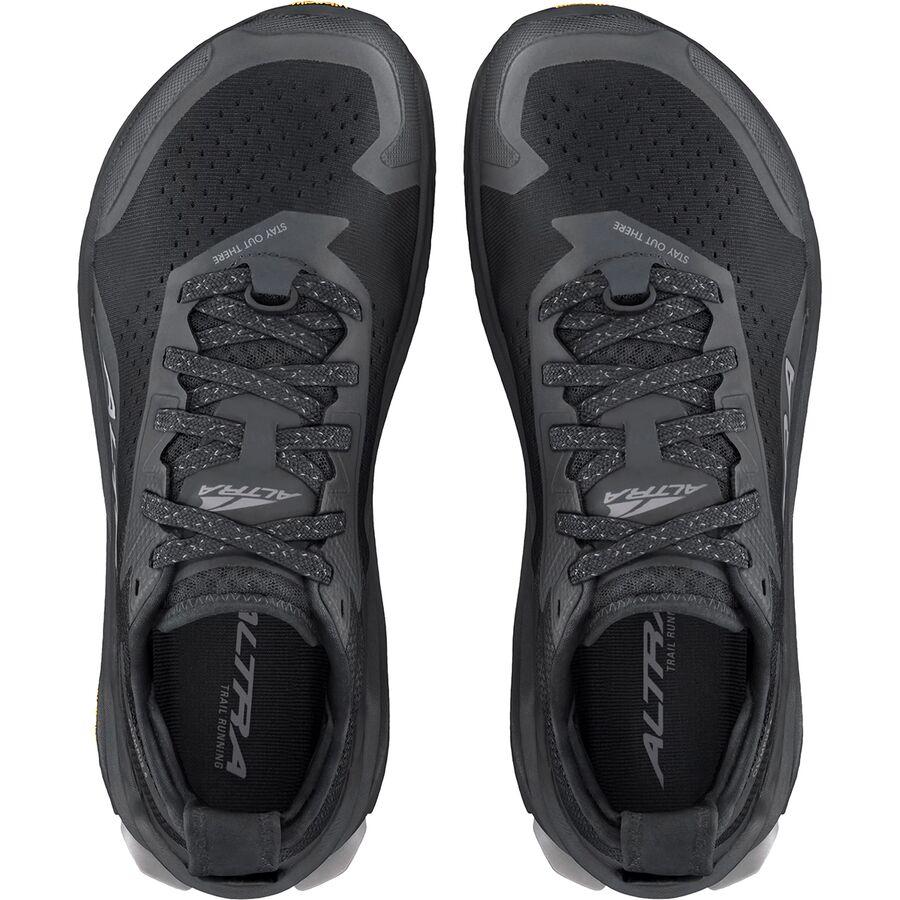Altra Olympus 6 Trail Running Shoe - Men's Black/Black