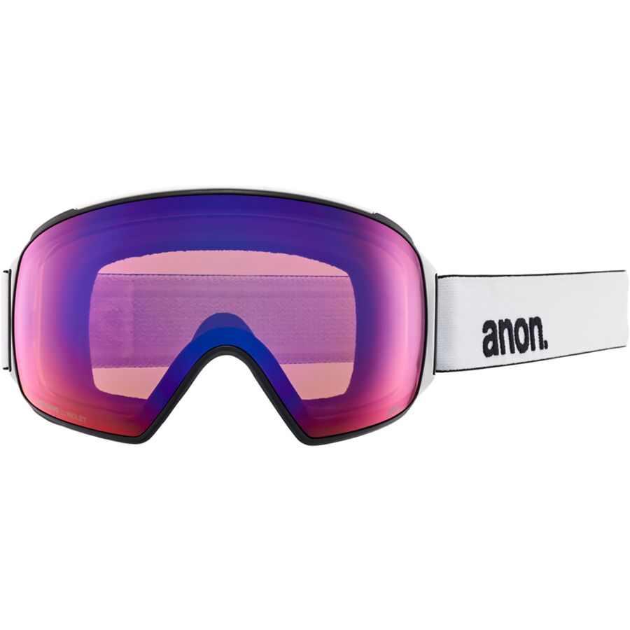 Anon M4 MFI Toric Goggles White/Perceive Sunny Onyx/Spare Lens-Perceive Variable Violet