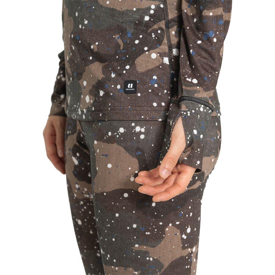 Armada Haven Baselayer Crew Shirt - Women's Splatter Camo