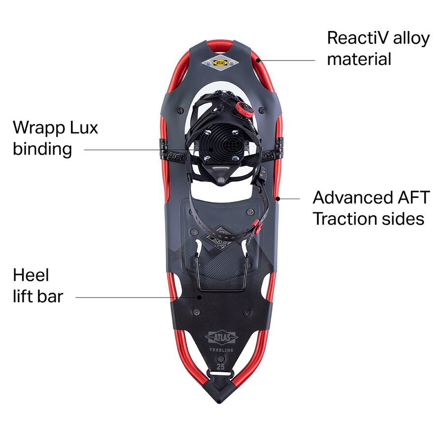 Atlas Snowshoes Treeline Snowshoe - Men's Red