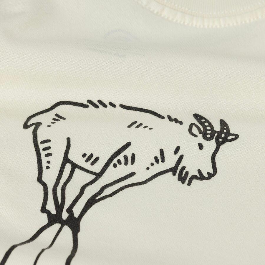 Backcountry Surfing Goat T-Shirt Egret