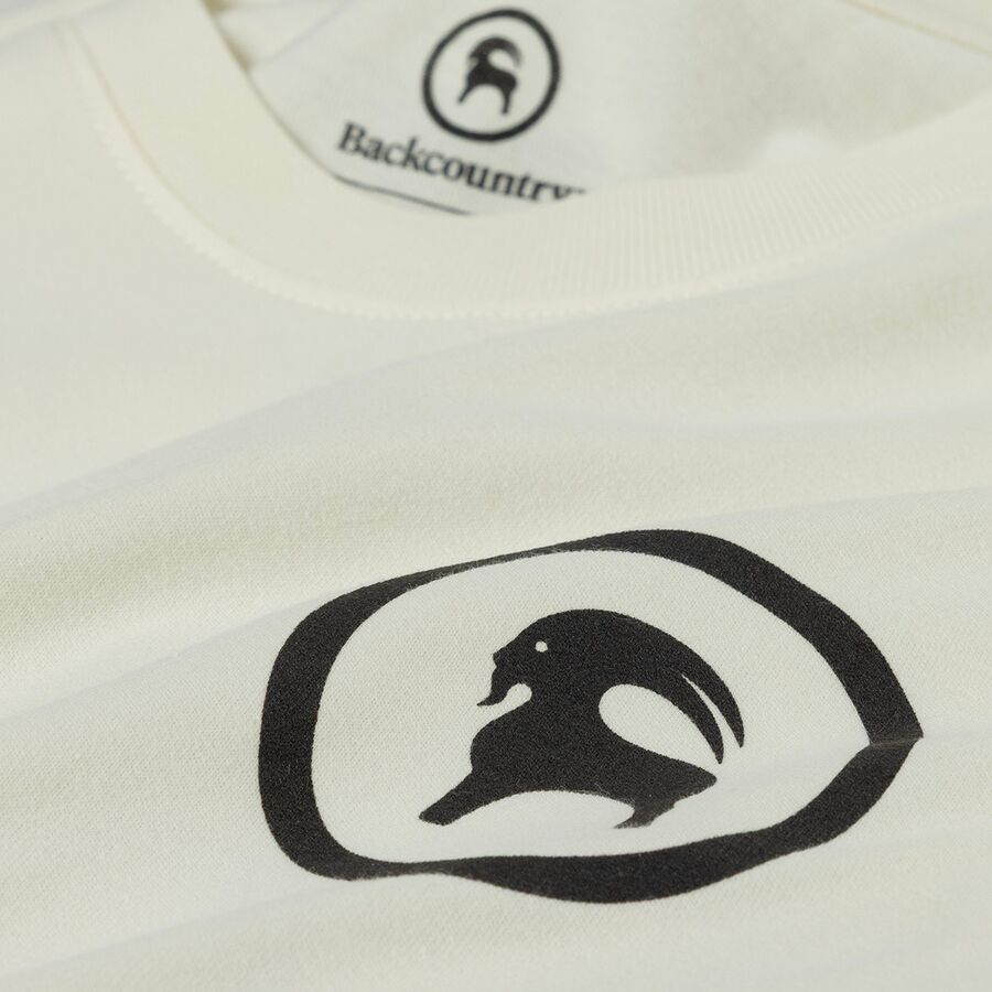 Backcountry Surfing Goat T-Shirt Egret