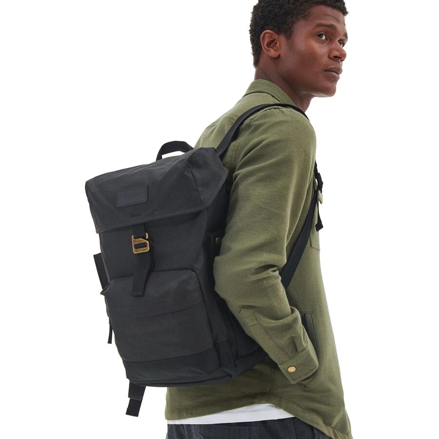 Barbour Essential Wax Backpack Black