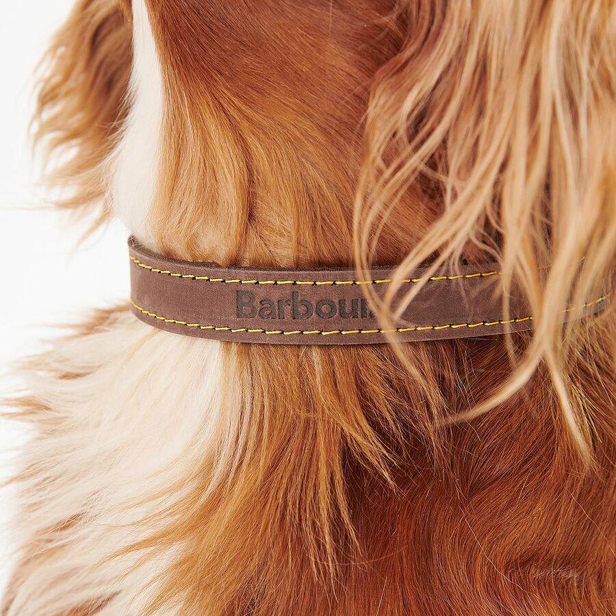 Barbour Leather Dog Collar Brown