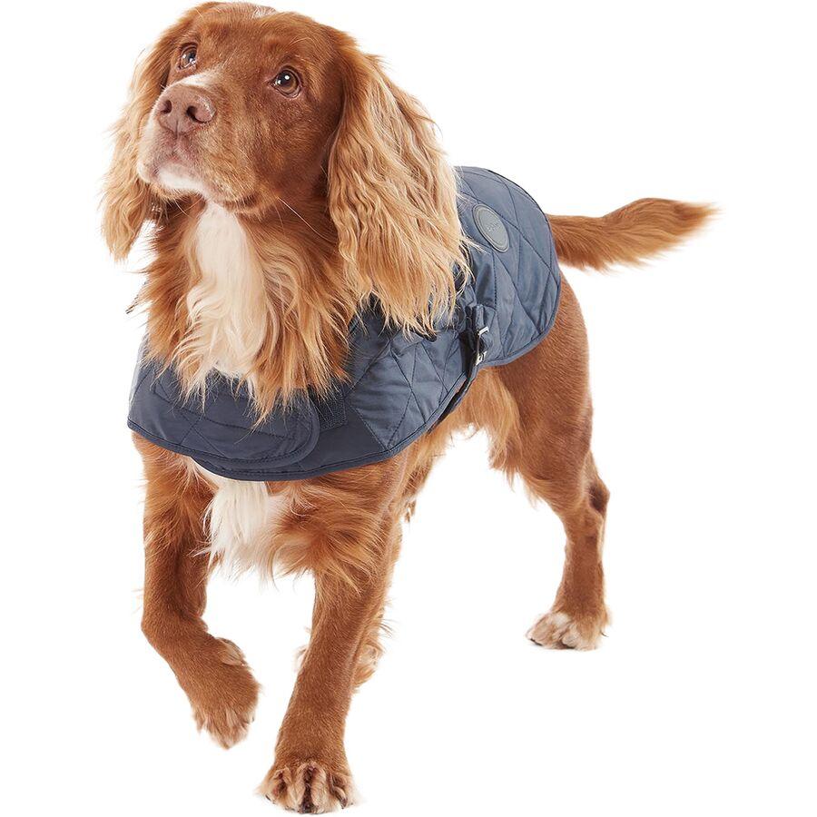 Barbour Quilted Dog Coat Navy