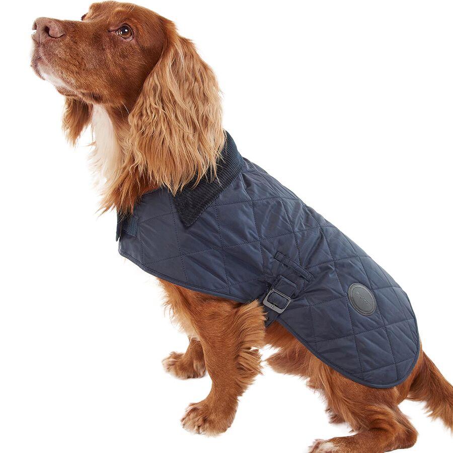 Barbour Quilted Dog Coat Navy