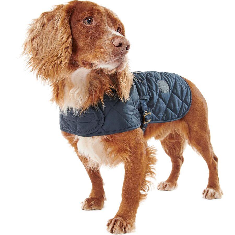 Barbour Quilted Dog Coat Navy