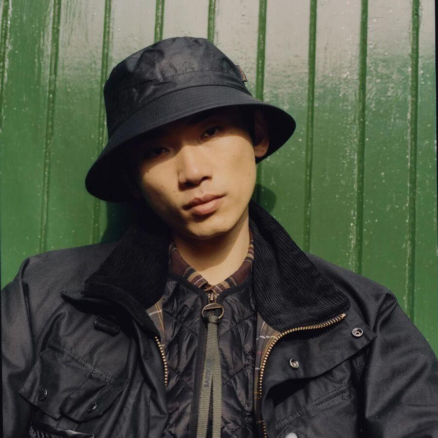 Barbour Wax Sports Hat Black