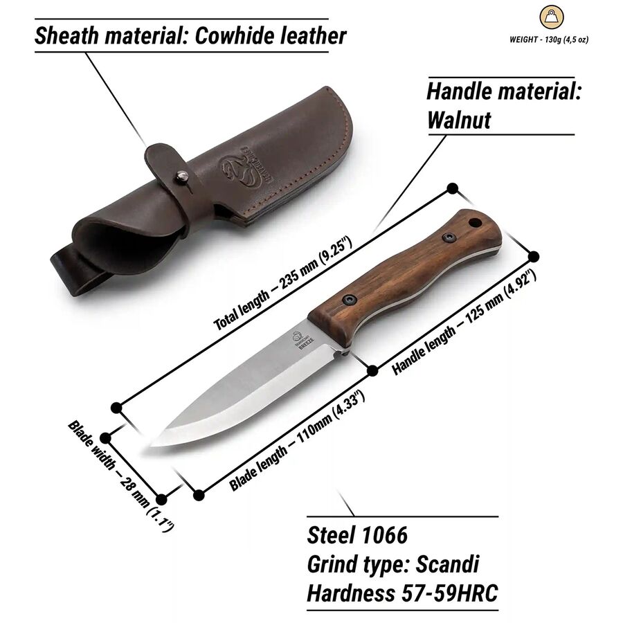 Beavercraft Bushcraft Knife