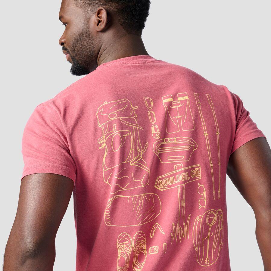 Backcountry Boulder Gear List T-Shirt Crimson