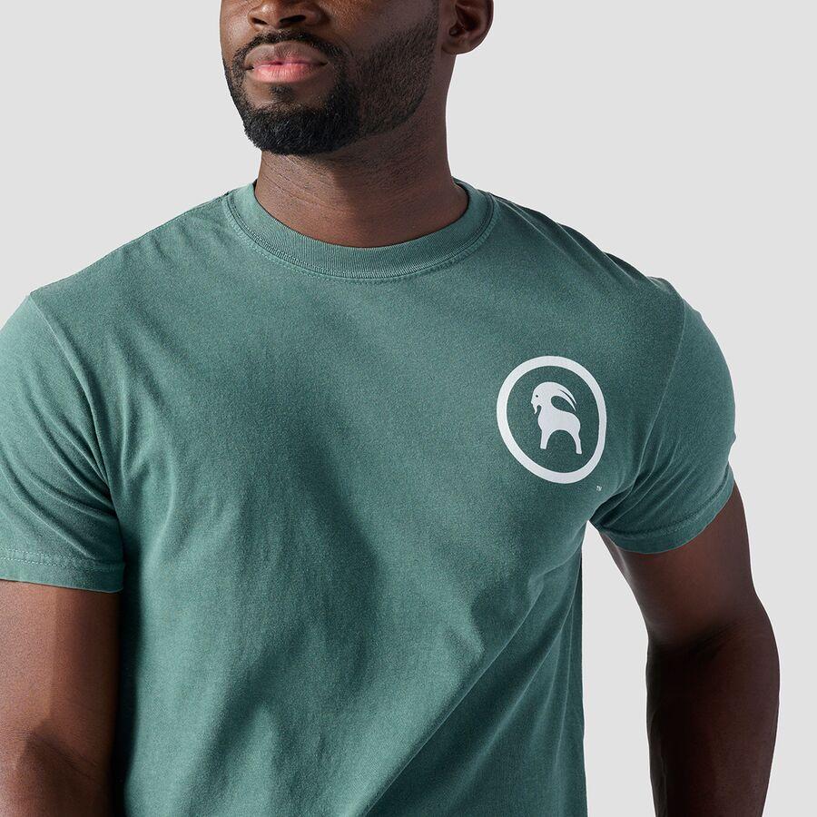 Backcountry Bozeman Gear List T-Shirt Blue Spruce