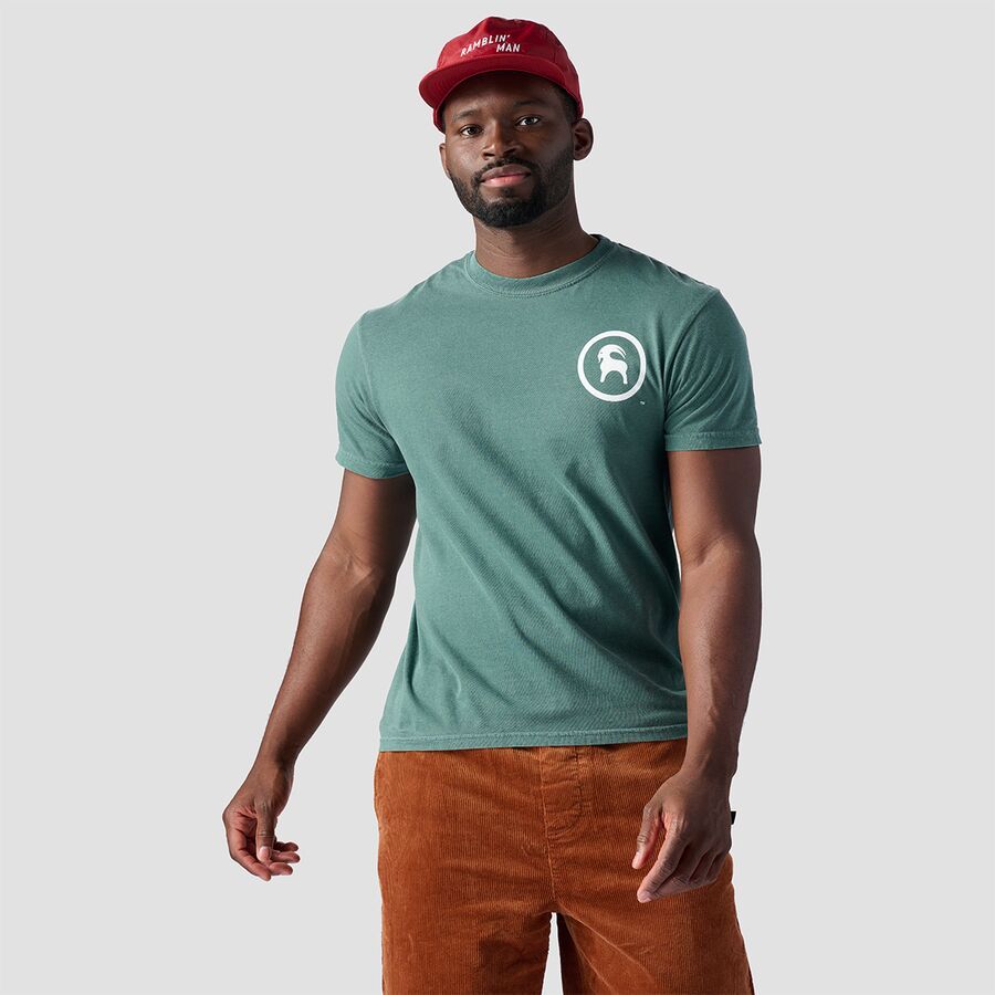 Backcountry Bozeman Gear List T-Shirt Blue Spruce