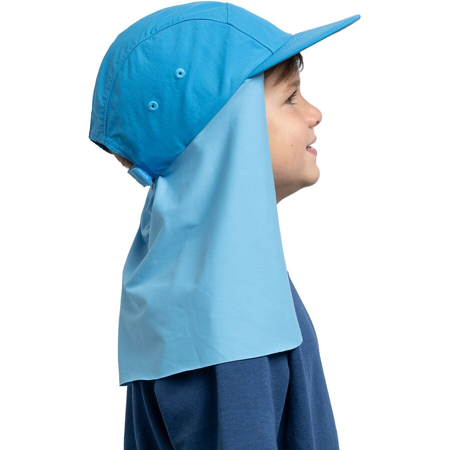 Buff Desert Cap - Kids' Solid Azure