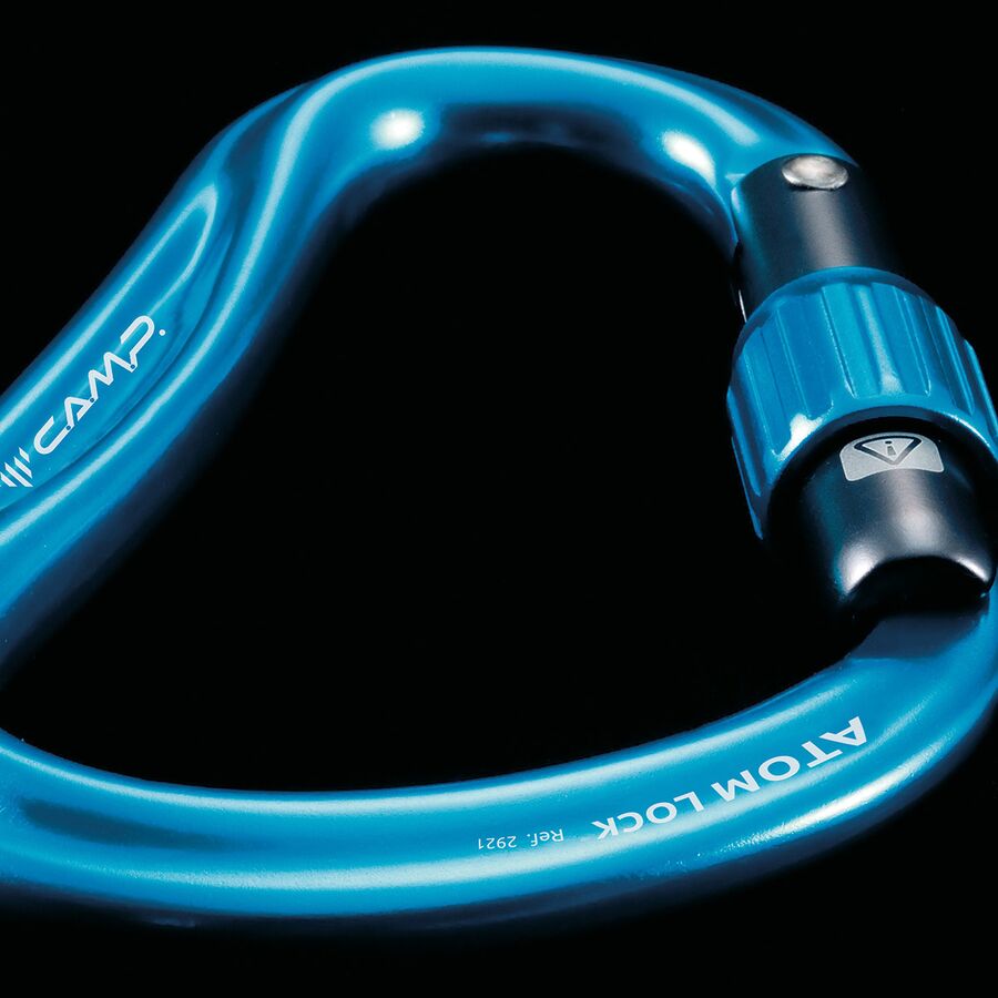 CAMP USA Atom Locking Carabiner Blue