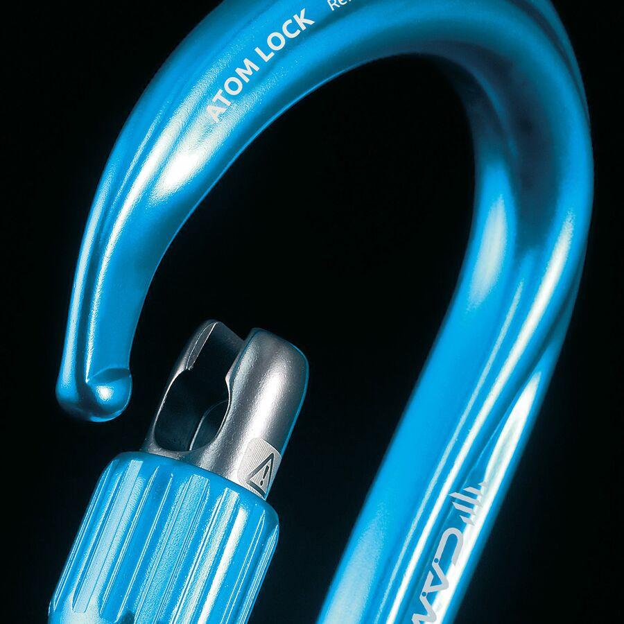 CAMP USA Atom Locking Carabiner Blue