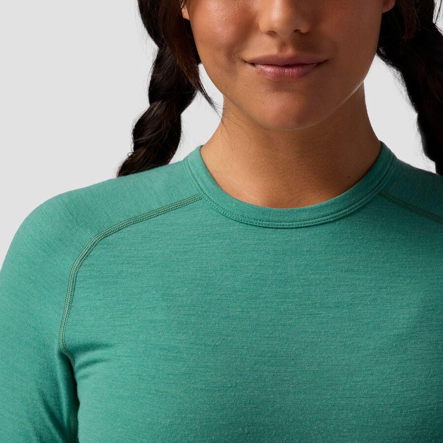 Backcountry Cedars RWS Merino Lt-Wt Baselayer Crew Top - Women's Gearhead Green