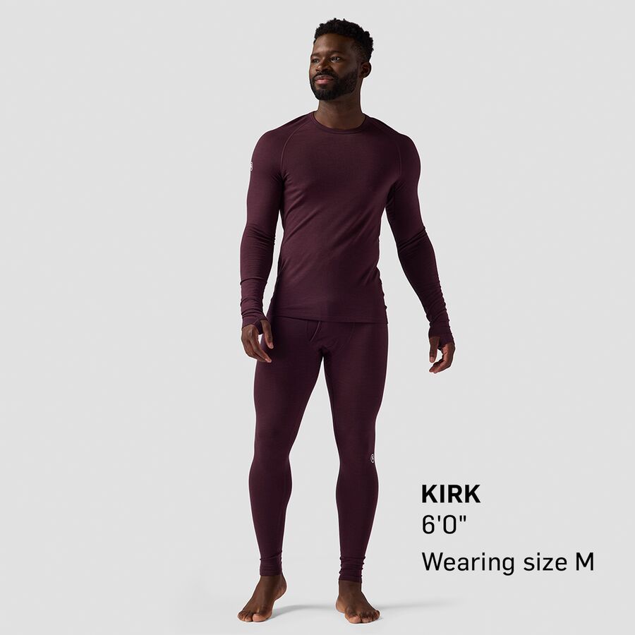 Backcountry Cedars RWS Merino Lt-Wt Baselayer Crew Top - Men's Jupiter