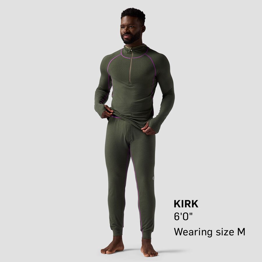 Backcountry Cedars RWS Merino Lt-Wt Baselayer Jogger Bottom - Men's Climbing Ivy