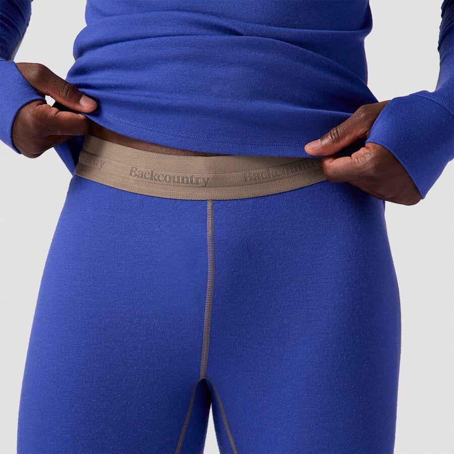 Backcountry Cedars RWS Merino Mid-Wt Baselayer 3/4 Bottom - Men's Royal Blue