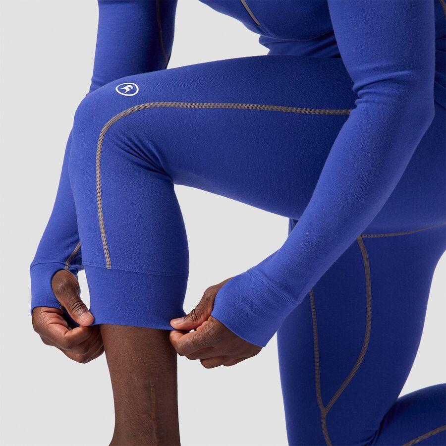 Backcountry Cedars RWS Merino Mid-Wt Baselayer 3/4 Bottom - Men's Royal Blue