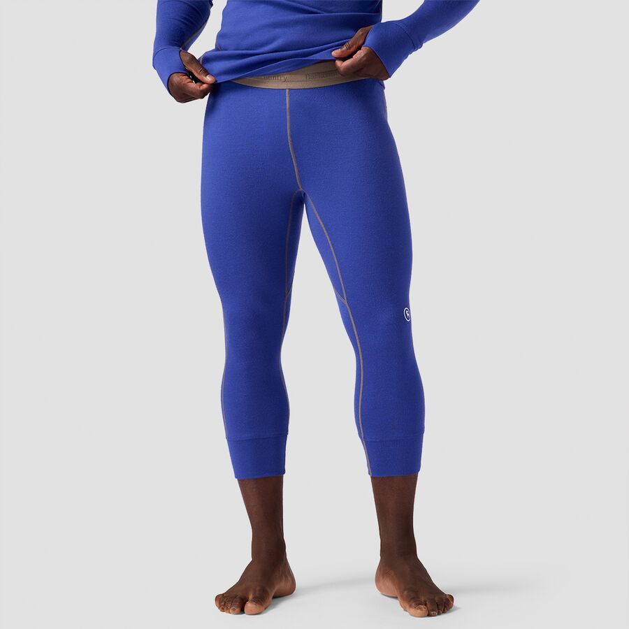 Backcountry Cedars RWS Merino Mid-Wt Baselayer 3/4 Bottom - Men's Royal Blue
