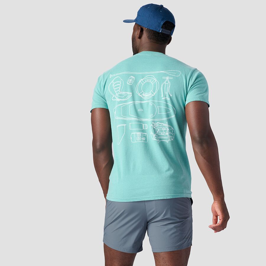 Backcountry Chicago Gear List T-Shirt Seafoam