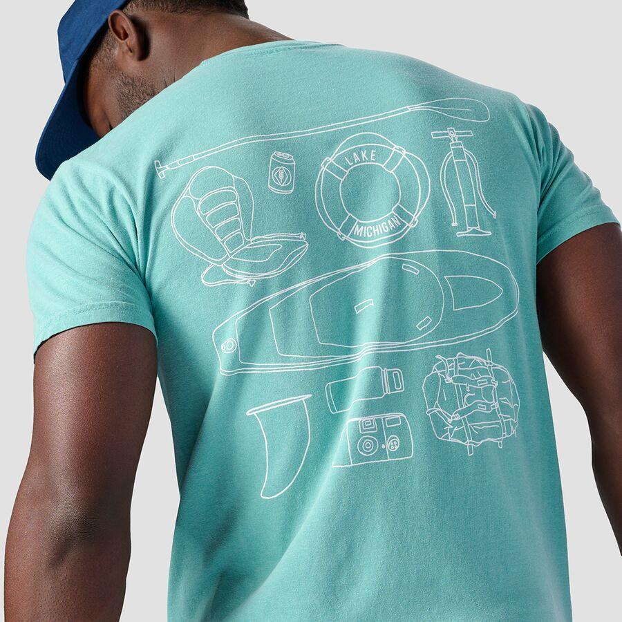 Backcountry Chicago Gear List T-Shirt Seafoam