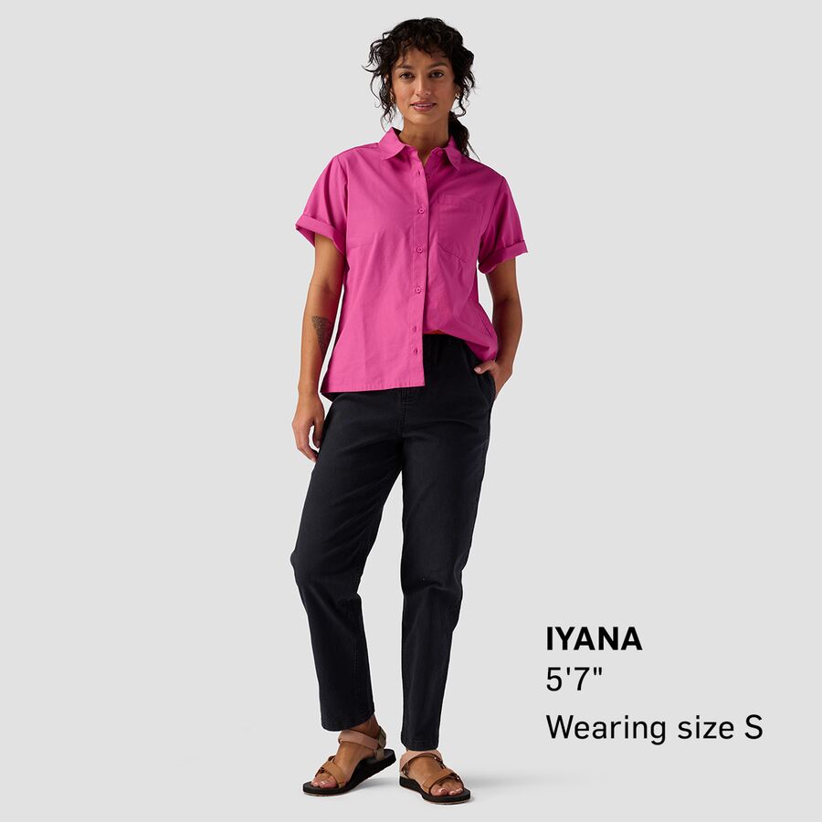 Backcountry Cotton Button-Up - Women's Rose Violet
