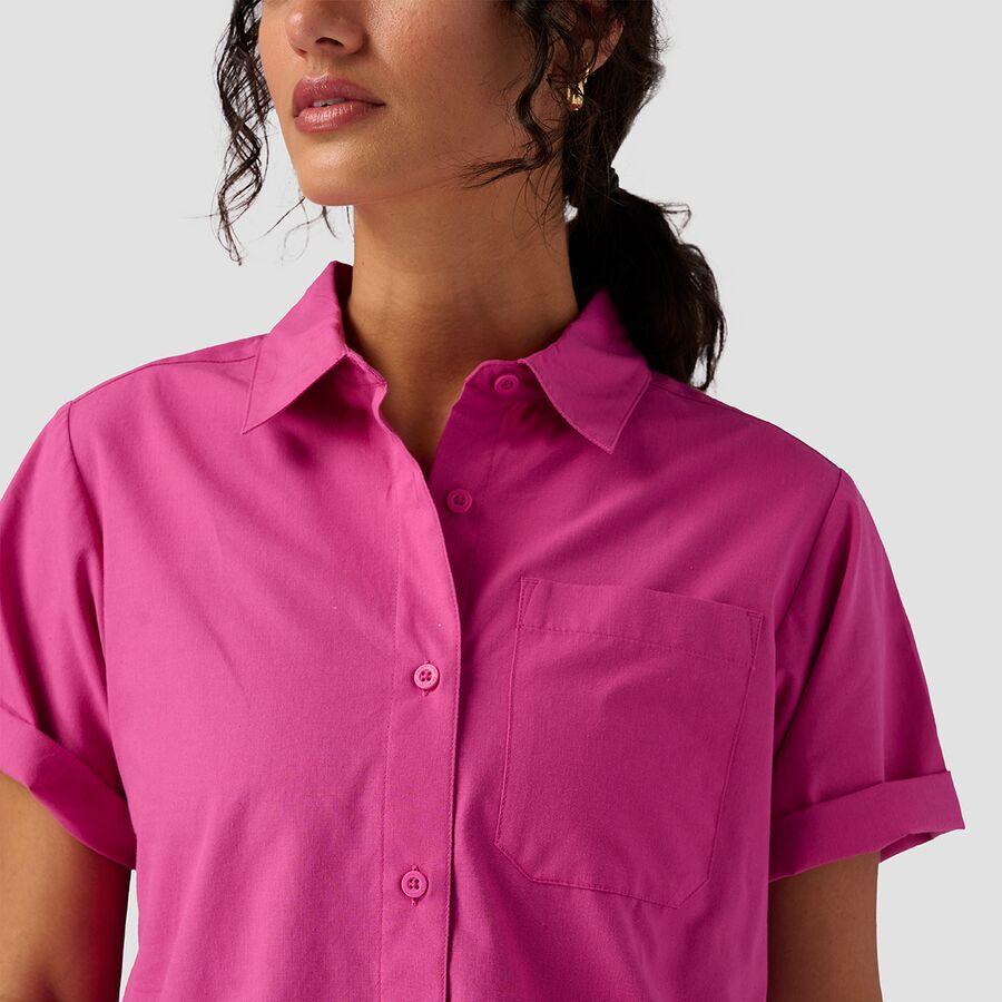 Backcountry Cotton Button-Up - Women's Rose Violet