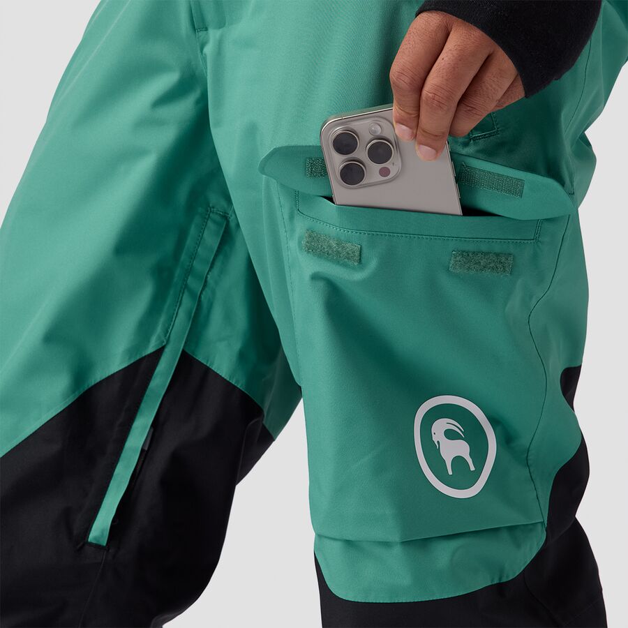 Backcountry CrestCruiser Insulated Pant - Men's Gearhead Green/Black