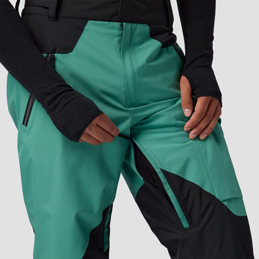 Backcountry CrestCruiser Insulated Pant - Men's Gearhead Green/Black