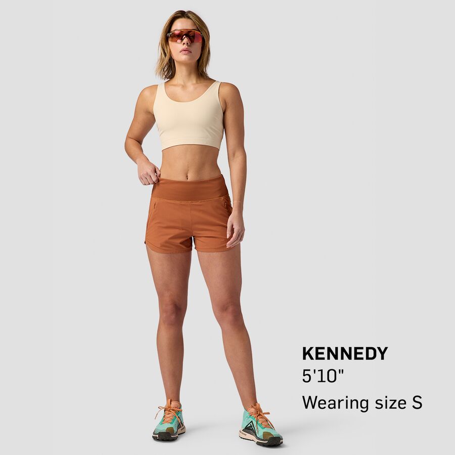 Backcountry Destination Longline Bra Top - Women's Fog